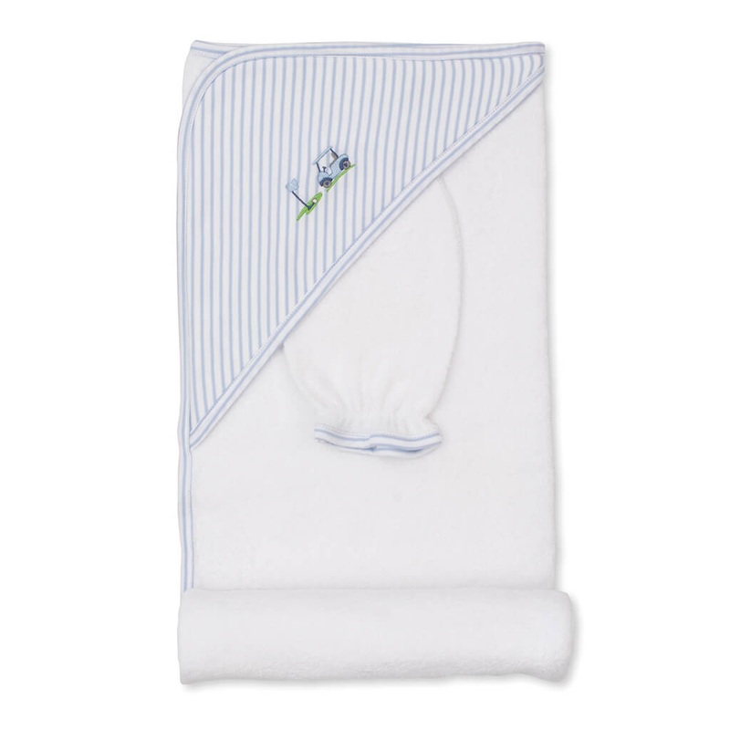 Hooded Towel With Mitt Set Fairway Foursome