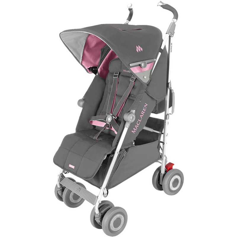 Maclaren Techno XLR Stroller – Dove/Orchid Smoke