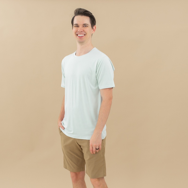 Men’s Crew Neck Tee in Dew