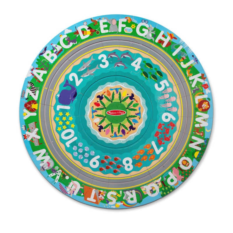 Round the Shore Tracks Floor Puzzle  48 Pieces