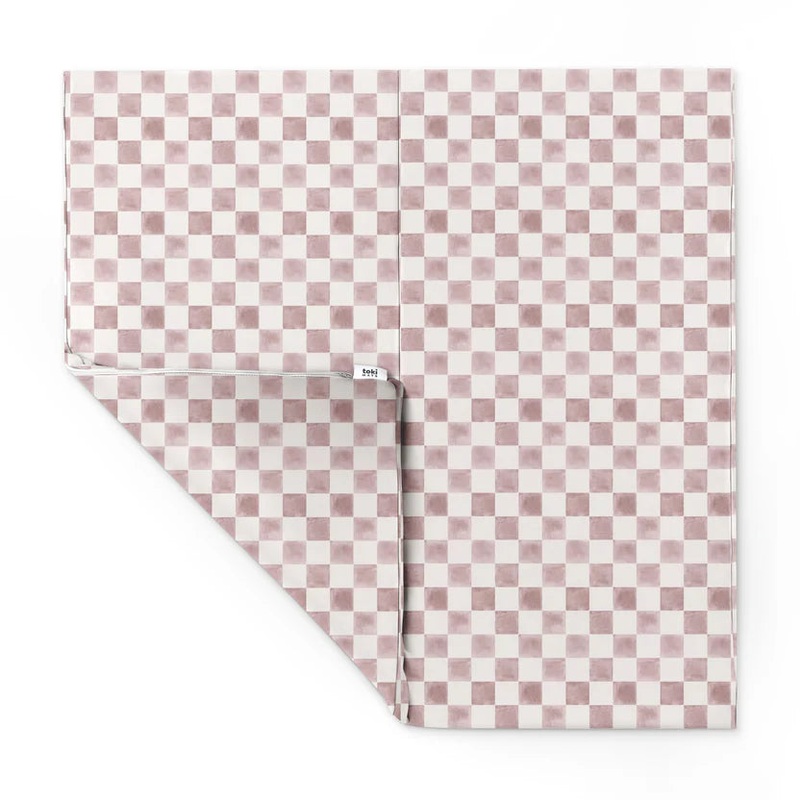 Toki Kids Vegan Leather Mat Mega, Checker Gumdrop