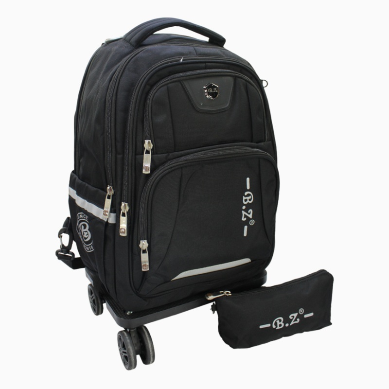 Black School Set – 20 Inches (Backpack + Pencil Case)