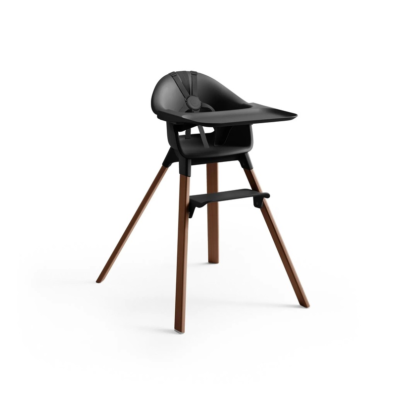Clikk High Chair – Black/Warm Brown (See Description)