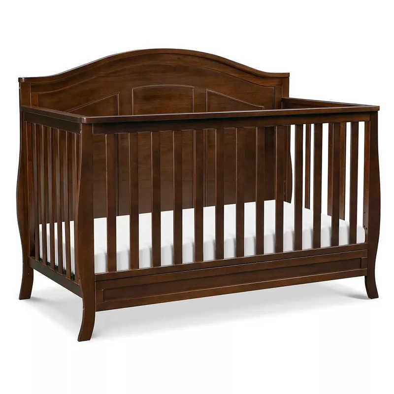 Emmett 4-in-1 Convertible Crib – Espresso Brown