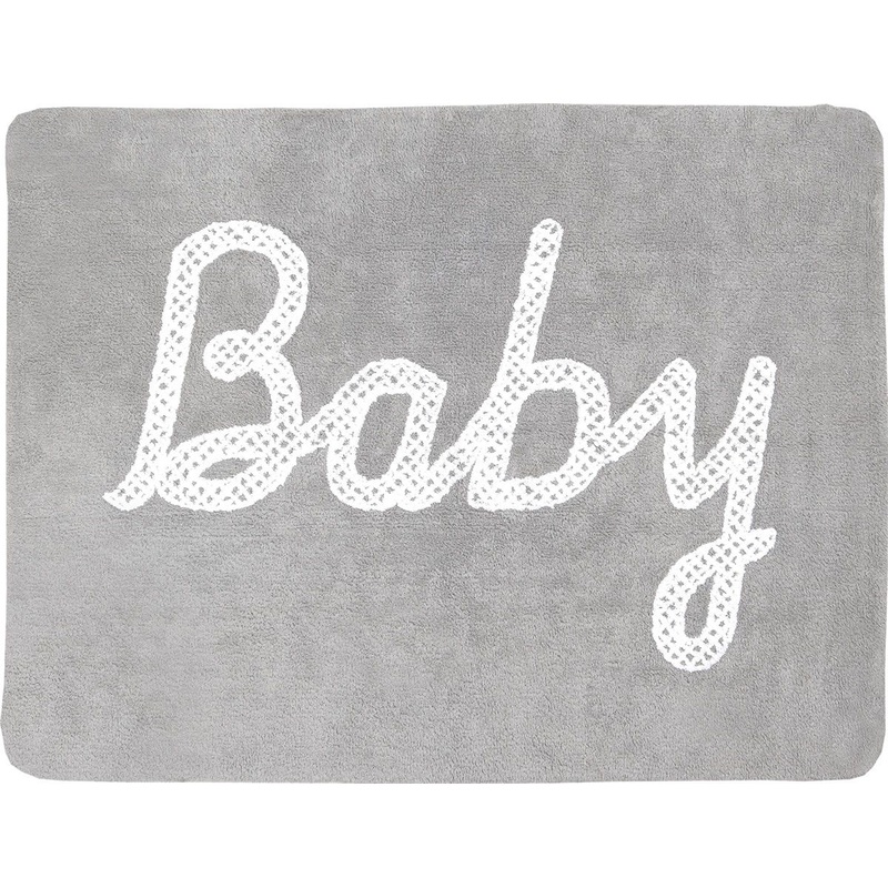 Lorena Canals Baby Petit Point Rug – Grey (4′ x 5′ 3″)