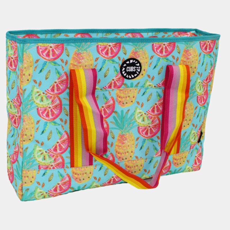 Cubs Beach Bag  Pink Lemonade & Pineapples