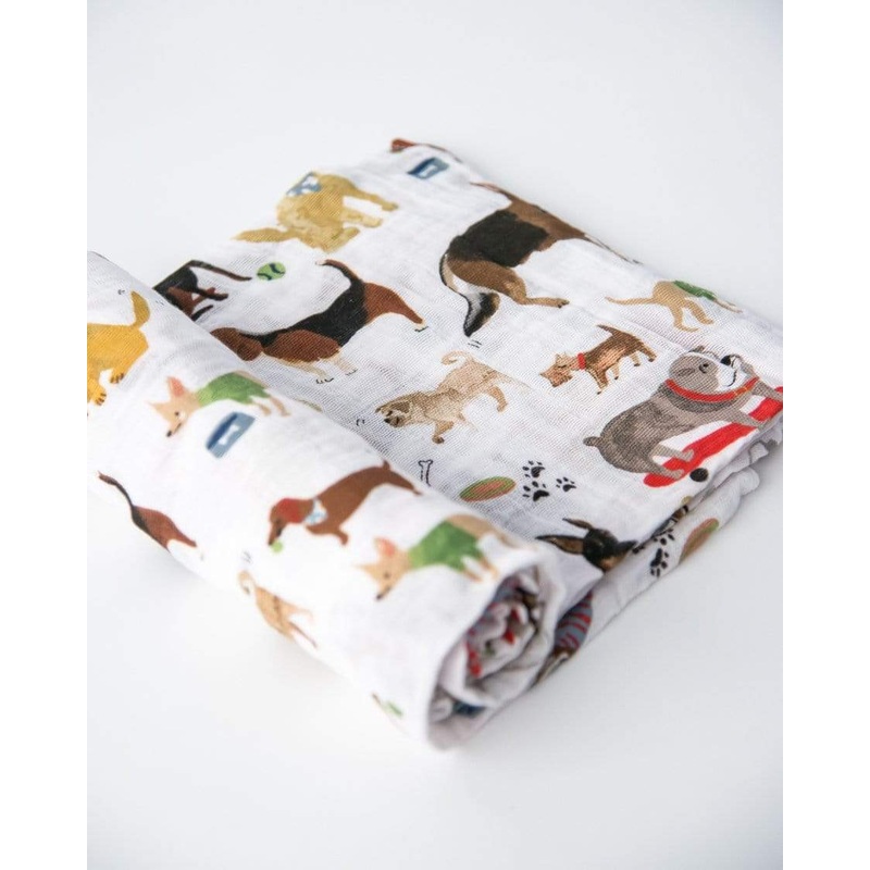 Little Unicorn Cotton Muslin Swaddle Woof