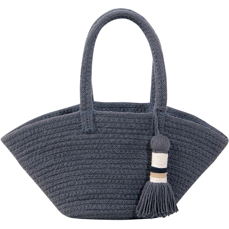 Lorena Canals Basket Cistell – Dark Grey – Small (1’1″ x 4″)