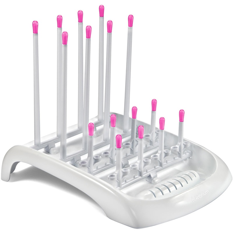 Munchkin Fold Bottle Drying Rack – Pink
