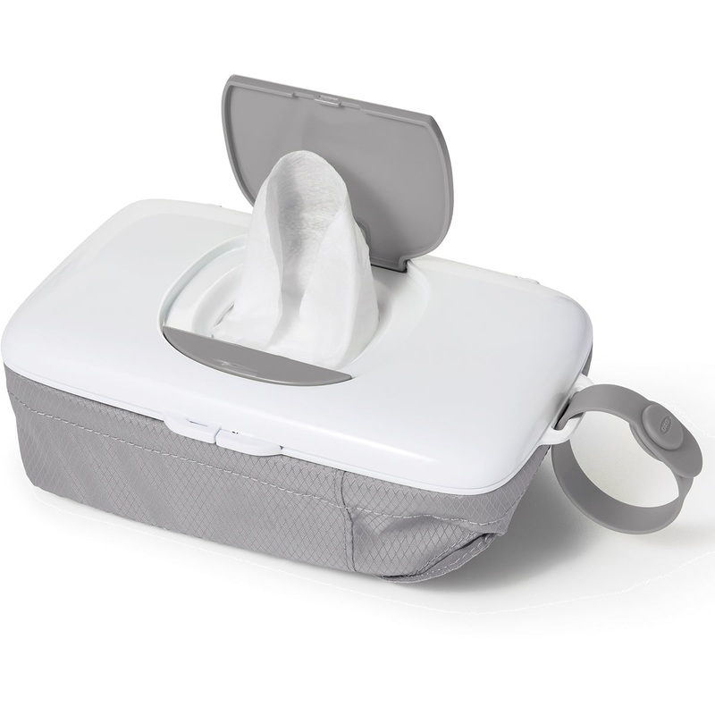 OXO Tot On-The-Go Wipes Dispenser with Diaper Pouch – Gray
