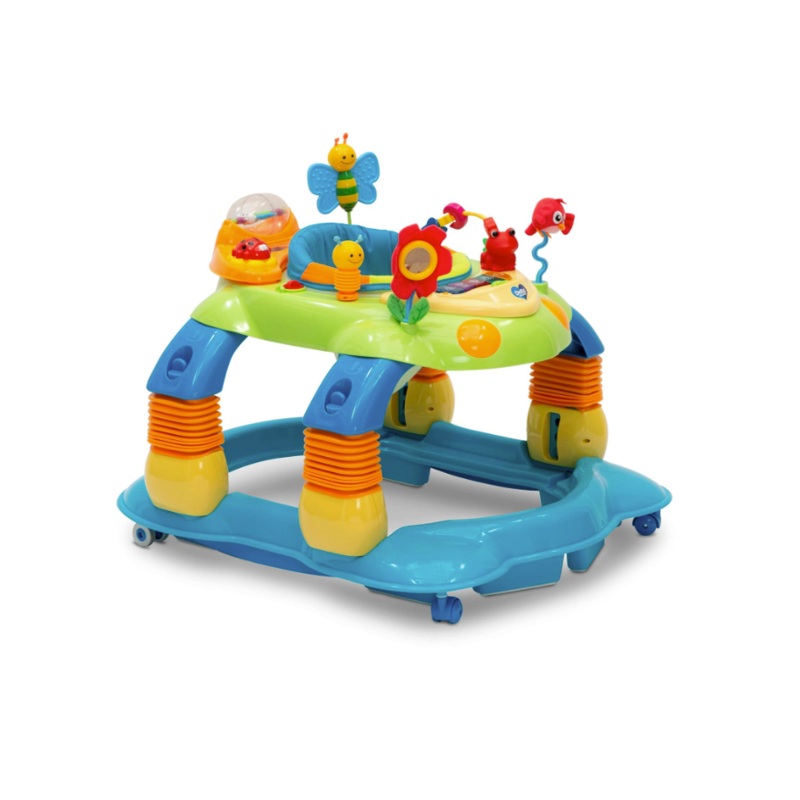 Delta Children Lil’ Play Station 4-in-1 Activity Walker, Blue