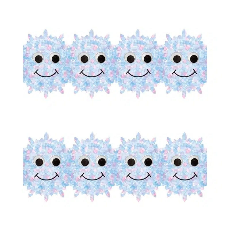 Happy Snowflakes Border