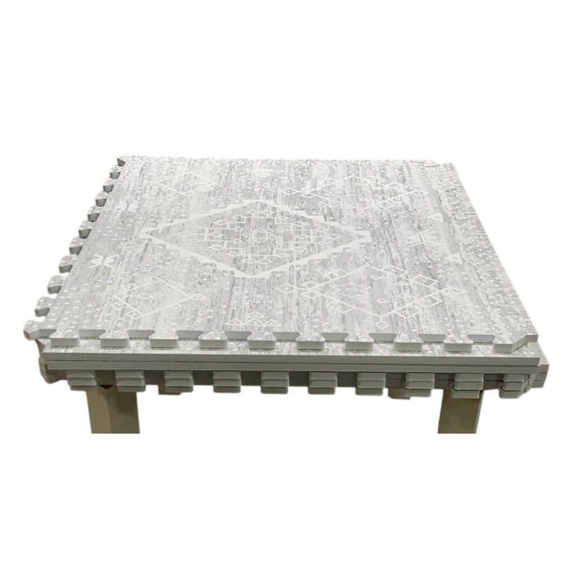 House Of Noa Little Nomad Play Mat, 4×6′, Gray, Ula