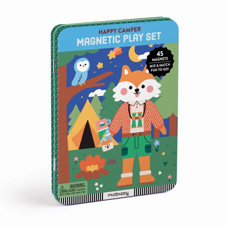 Mudpuppy Magnetic Play Set Happy Camper