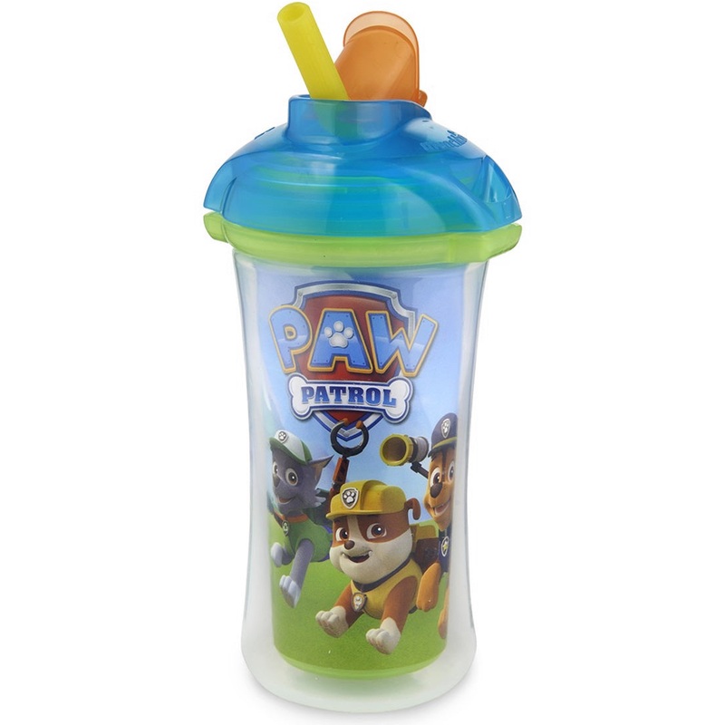 Munchkin PAW Patrol Click Lock Insulated Straw Cup, 9oz – Blue
