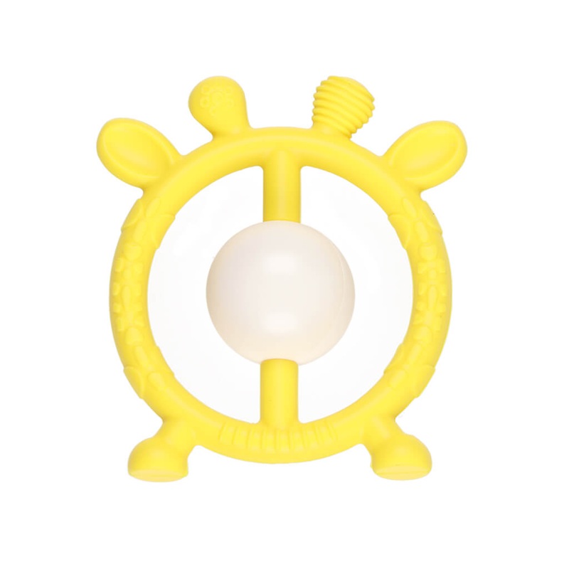 Silicone Rattle Teether Giraffe
