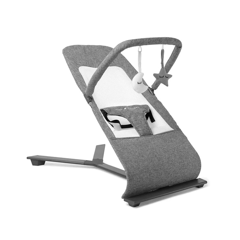 Alpine Deluxe Portable Bouncer – Charcoal Gray (See Description)