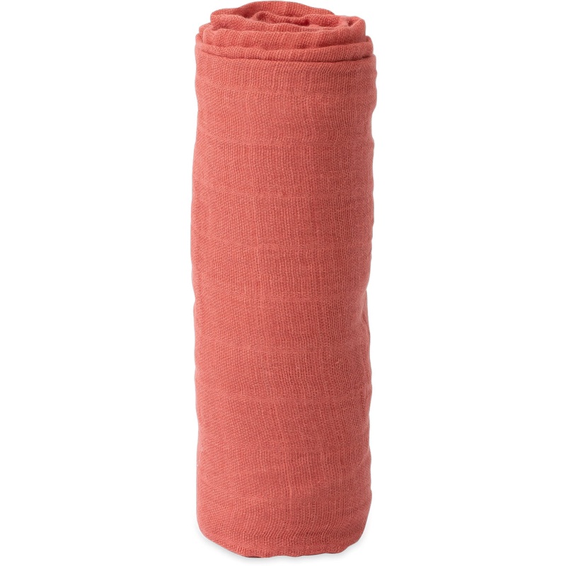 Little Unicorn Cotton Muslin Swaddle – Dusty Rose