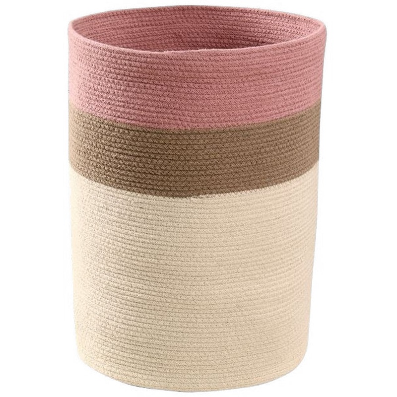 Lorena Canals Basket Bazaar – Ash Rose (1’7″ x 1’2″)