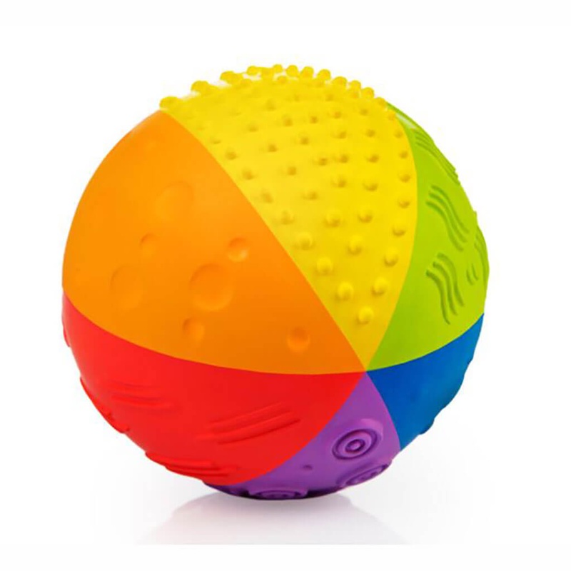 Sensory Ball Rainbow 4″