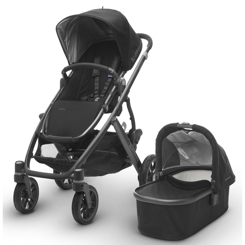 UPPAbaby Open Box 2017 VISTA Stroller – Jake (Black/Carbon)