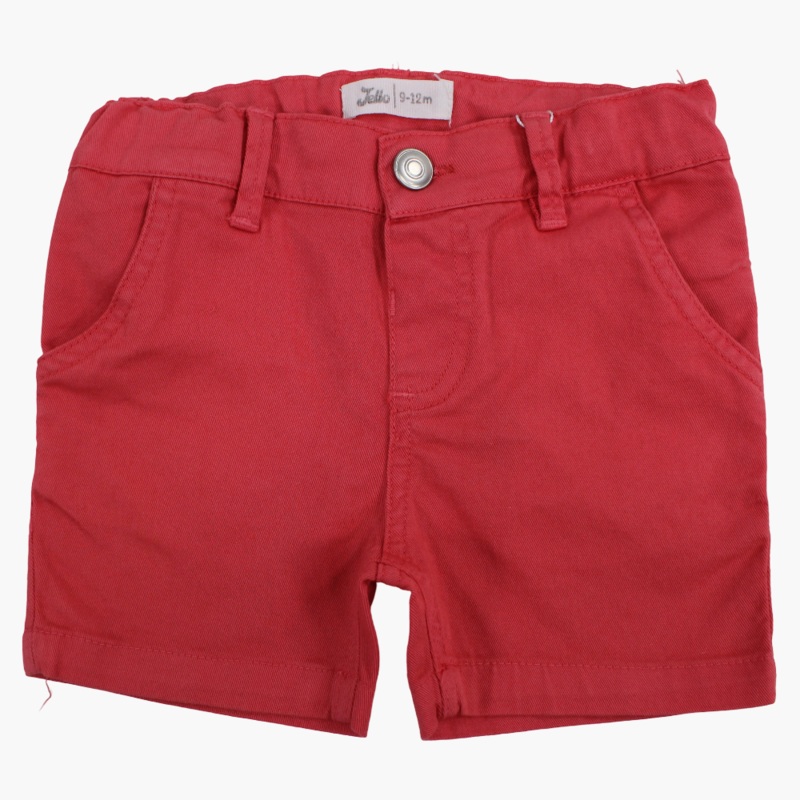 Baby Boys Gabardine Shorts – Watermelon