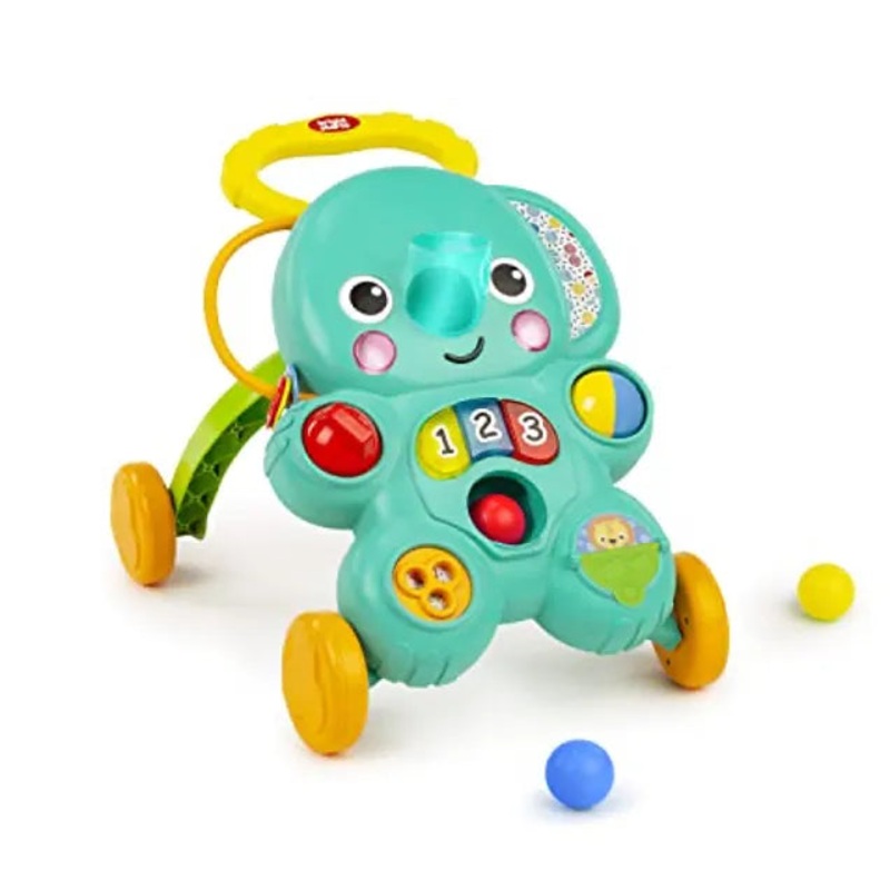 Stroll N Roll 2-in-1 Ball Play Baby Walker Elephant