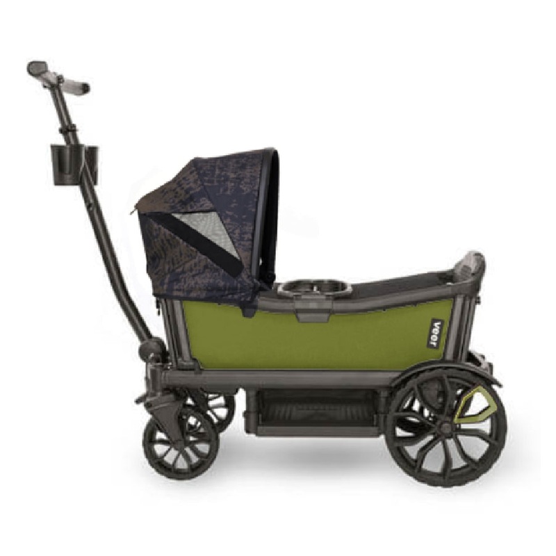 Veer Cruiser (2 Seater) Stroller Wagon + Canopy Bundle – Joshua Green/Surf