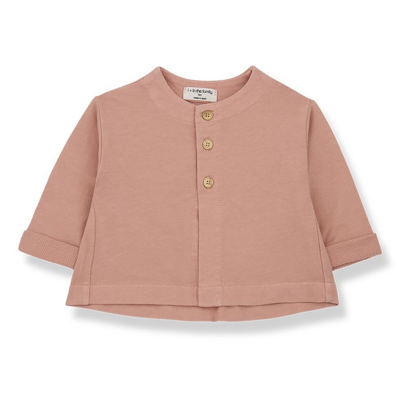 1+ In The Family – Peplum Jacket – Coral