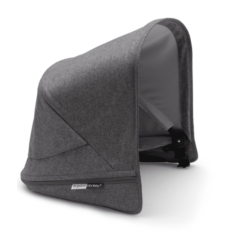 Bugaboo Donkey3 Sun Canopy Grey Melange