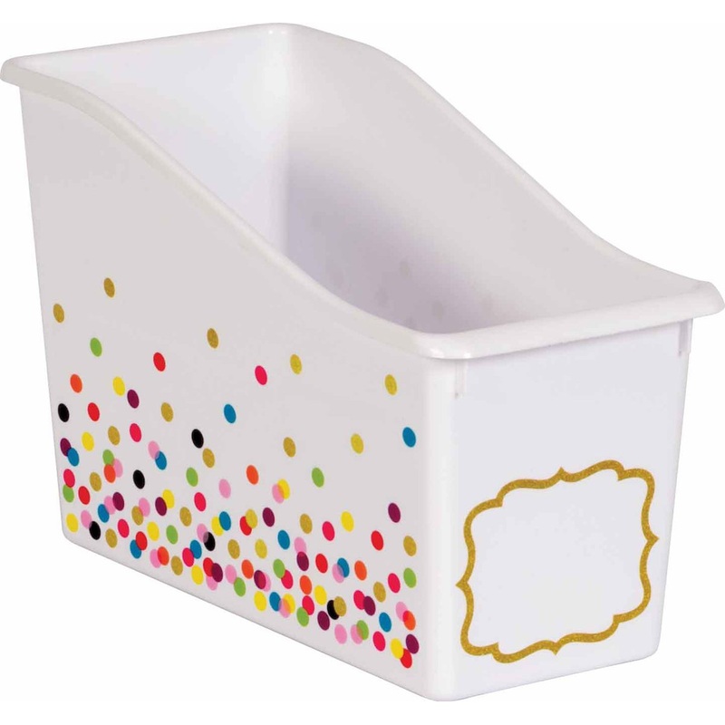 Confetti Plastic Book Bin(C)