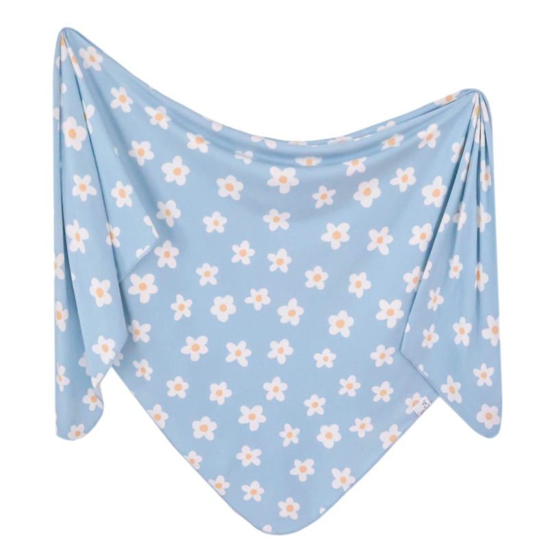 Copper Pearl Knit Swaddle Blanket – Della