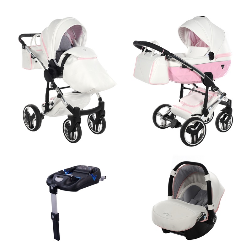 JUNAMA CANDY PINK – 4IN1 (INCLUDES CAR SEAT & ISOFIX BASE)
