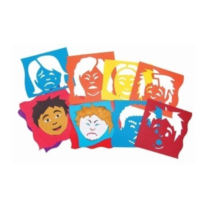Mix & Match Emotion Stencils