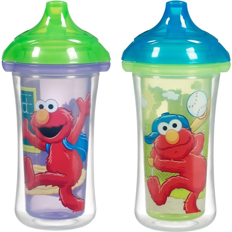Munchkin Click Lock 9oz Insulated Sippy Cups – 2pk- Sesame Street