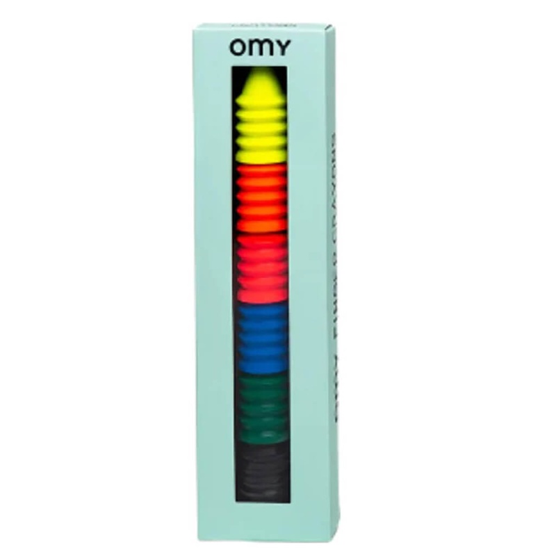Omy Design Neon Finger Crayons