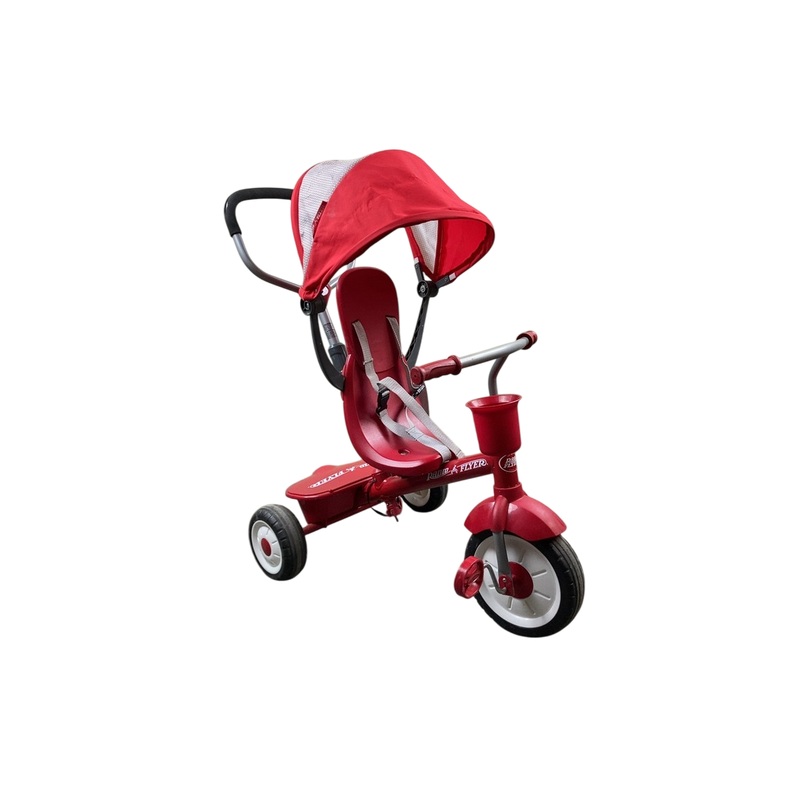 Radio Flyer 4-in-1 Stroll ‘n Trike, 481T, Red