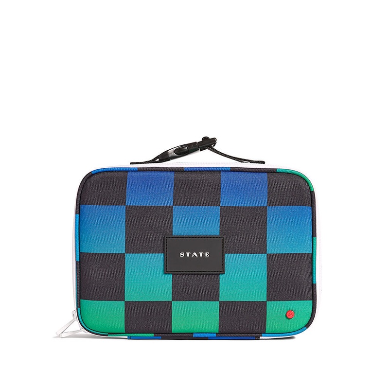 Rodgers Lunch Box – Blue Checkerboard