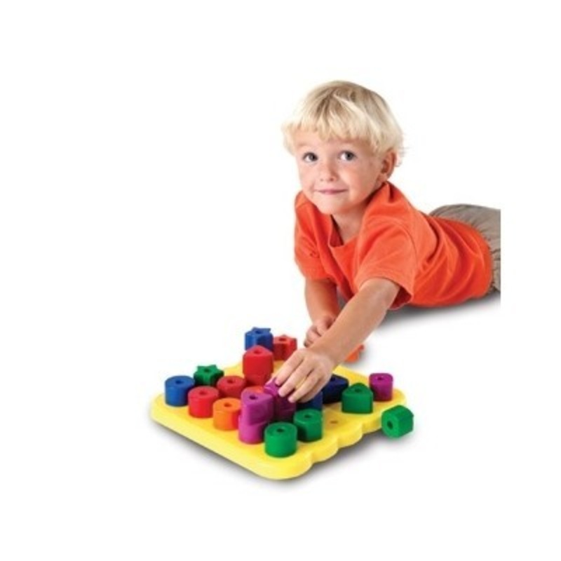 Stacking Shapes Pegboard