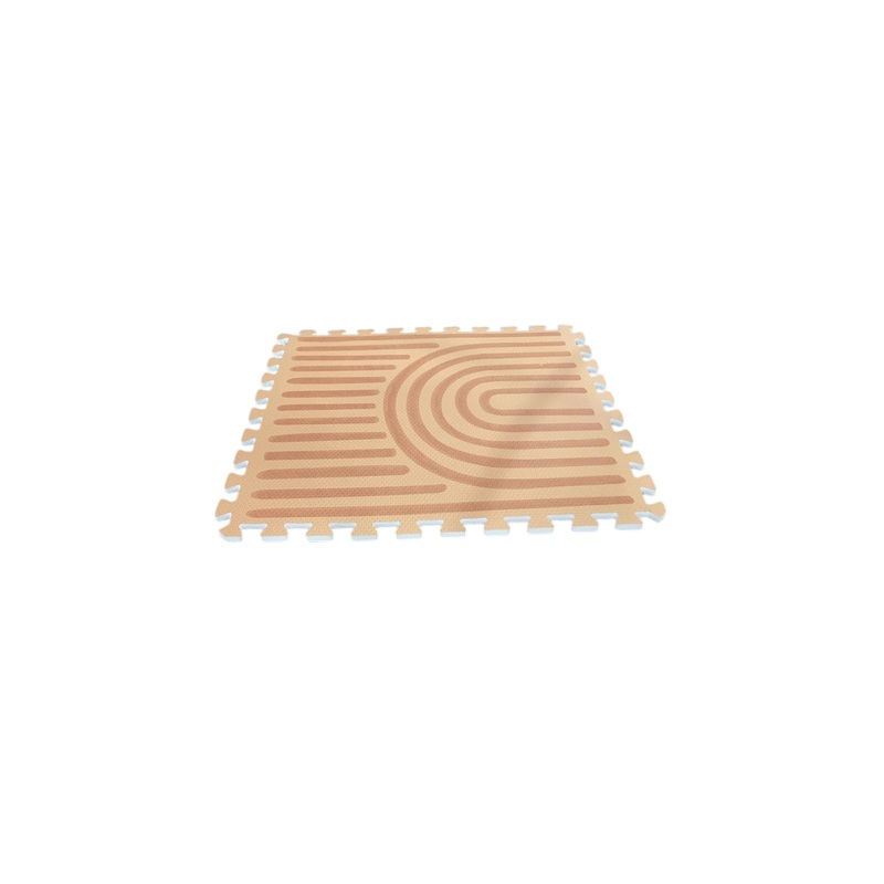 Toddlekind Haven Playmat, Camel, Linear, 4×6