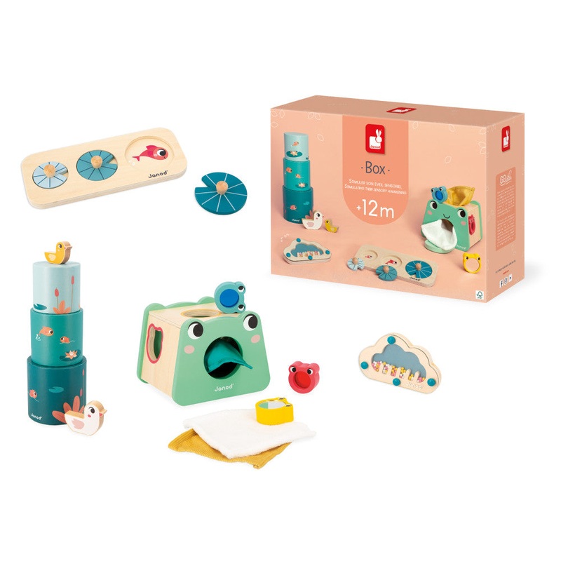 Janod Baby Toy Box, 12 months