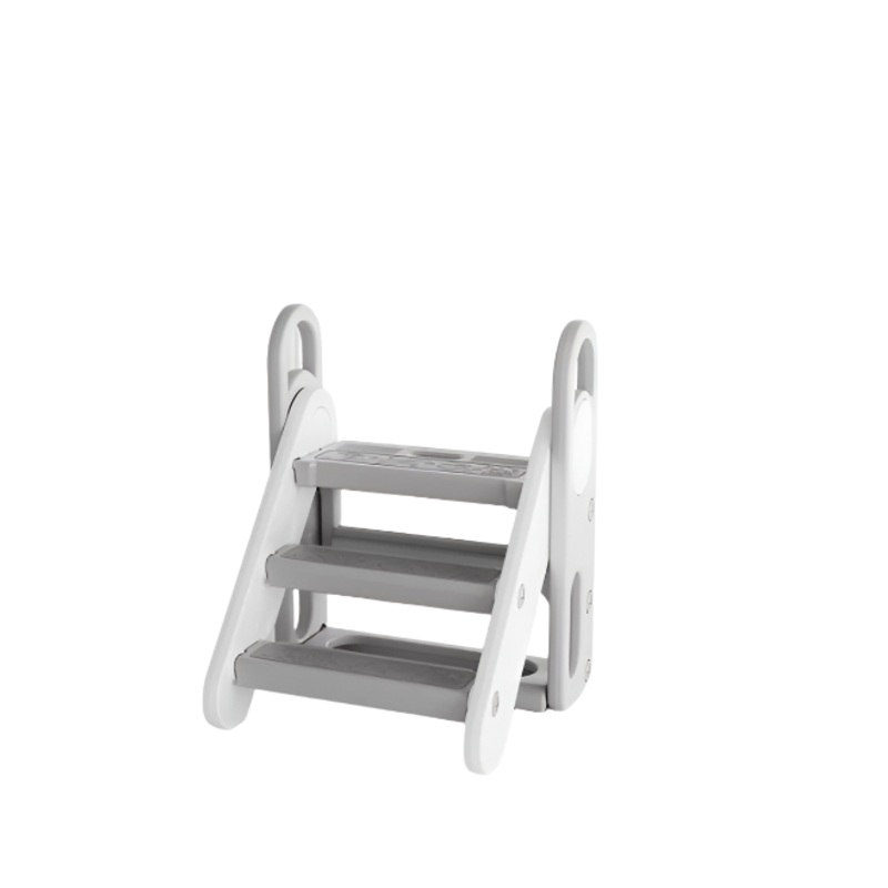 Mloong Foldable Step Stool, Gray