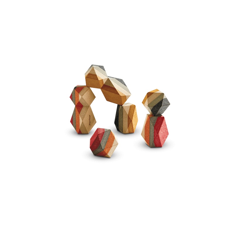 Plan Toys Geo Stacking Rocks