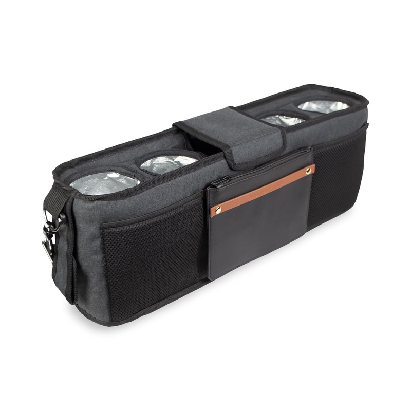 Wonderfold Parent Console, Volcanic Black, 4 Seater (4 Cup Holders)