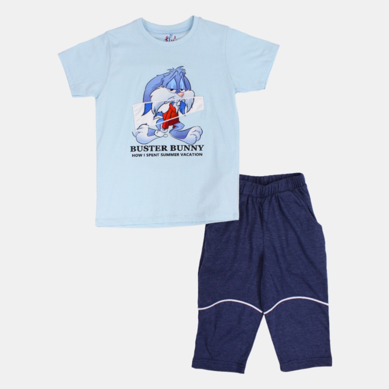 “Buster Bunny” Boys Cotton Pajama Set