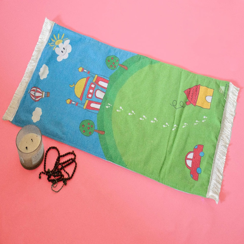 Children’s Prayer Mat (Beautiful Mosque & Farm House)