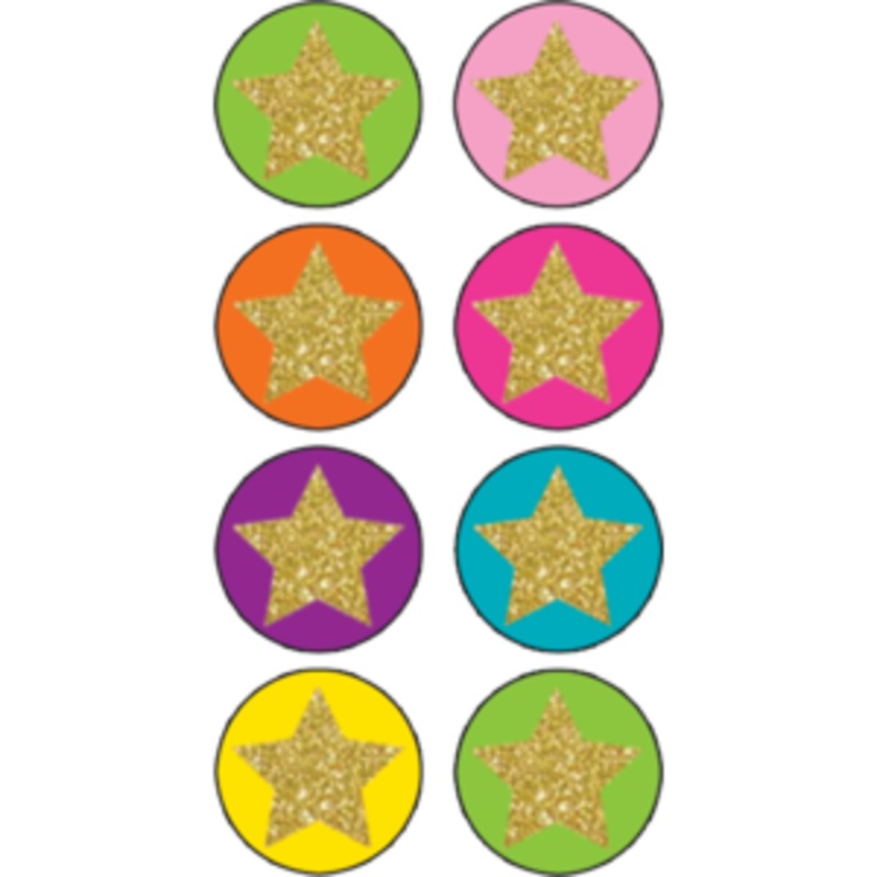 Confetti Stars Mini Stickers(C)