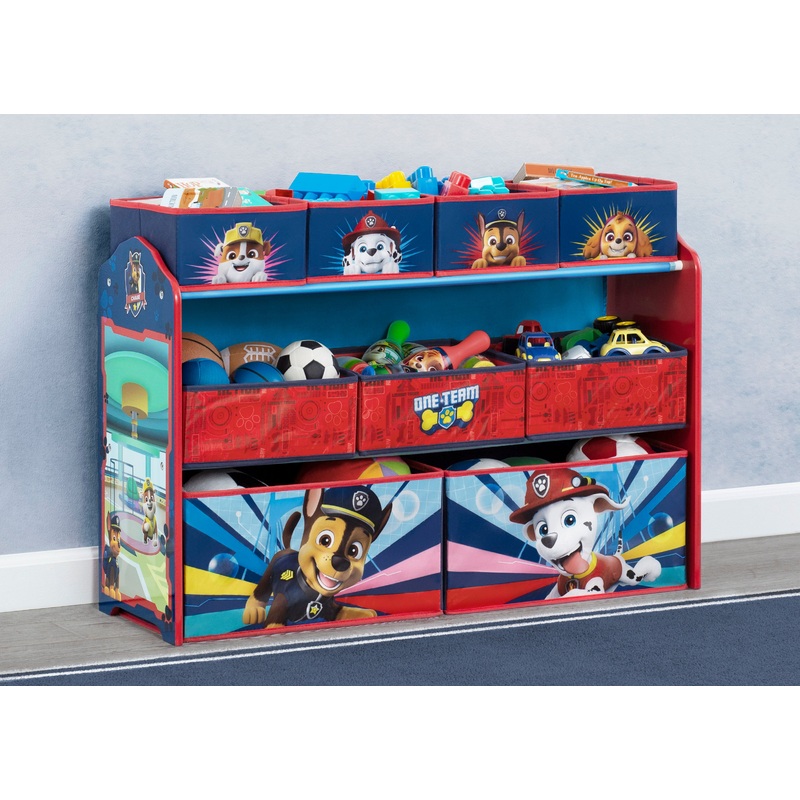 PAW Patrol Deluxe 9 Bin Design and Store Toy Organizer
