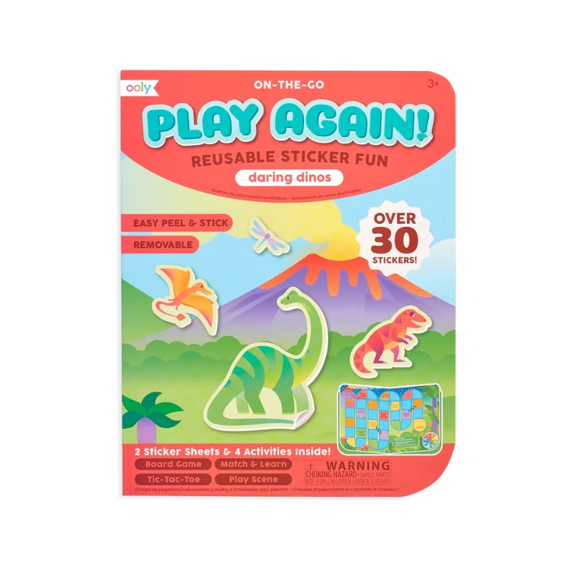 Play Again! Reusable Sticker Activity Book