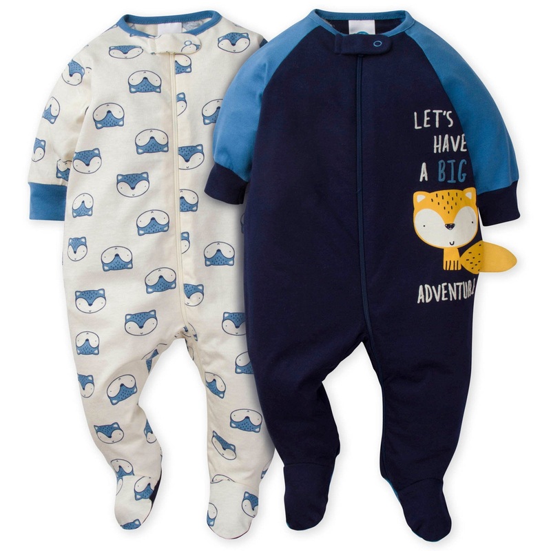 2-Pack Baby Boys Fox Sleep ‘N Plays